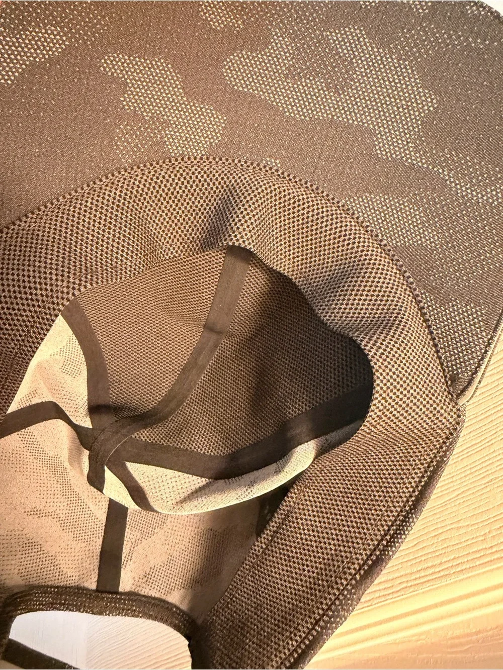 Lululemon Black Camo Running Hat